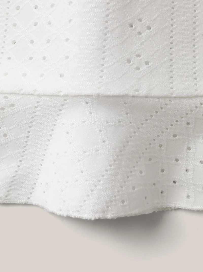 Textured Knit Overlap Hem Tank Top