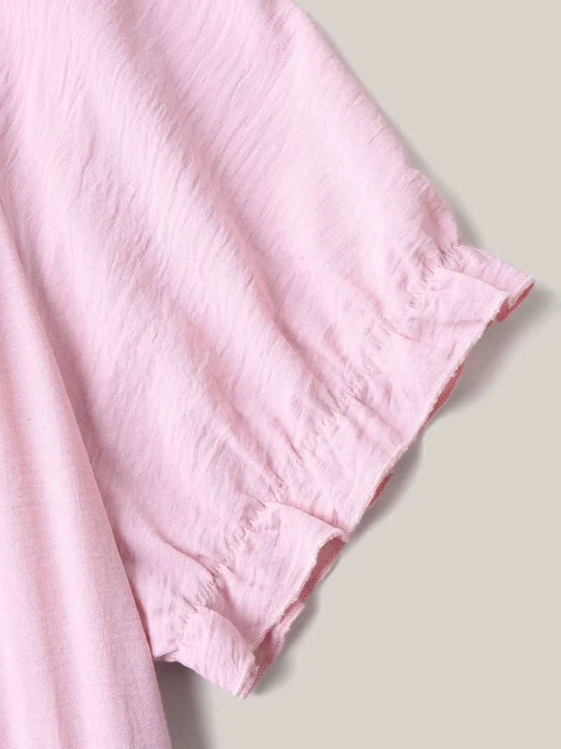 Shirred Waist Tiered Hem Milkmaid Dress