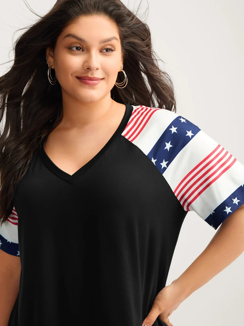 Stars and Stripes Raglan T-Shirt