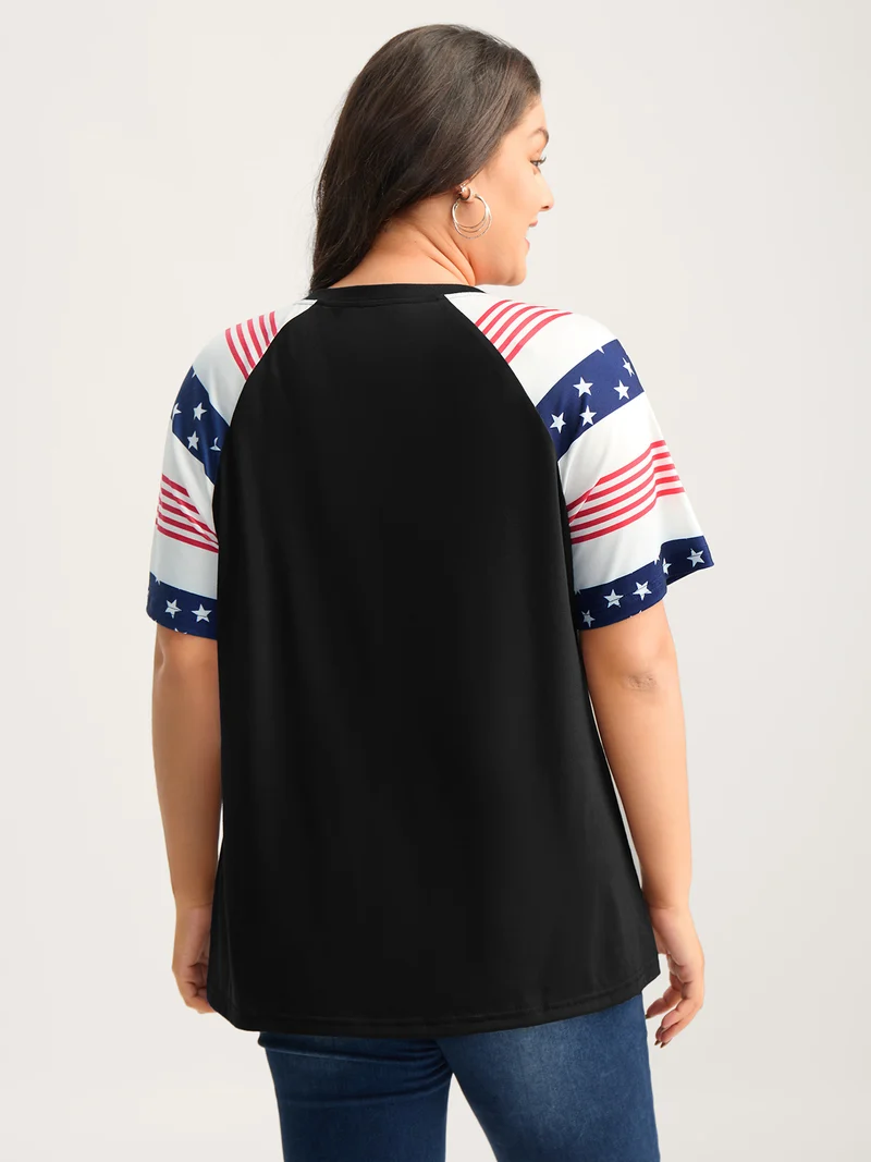 Stars and Stripes Raglan T-Shirt