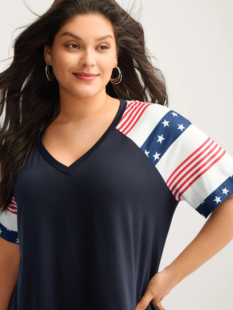 Stars and Stripes Raglan T-Shirt