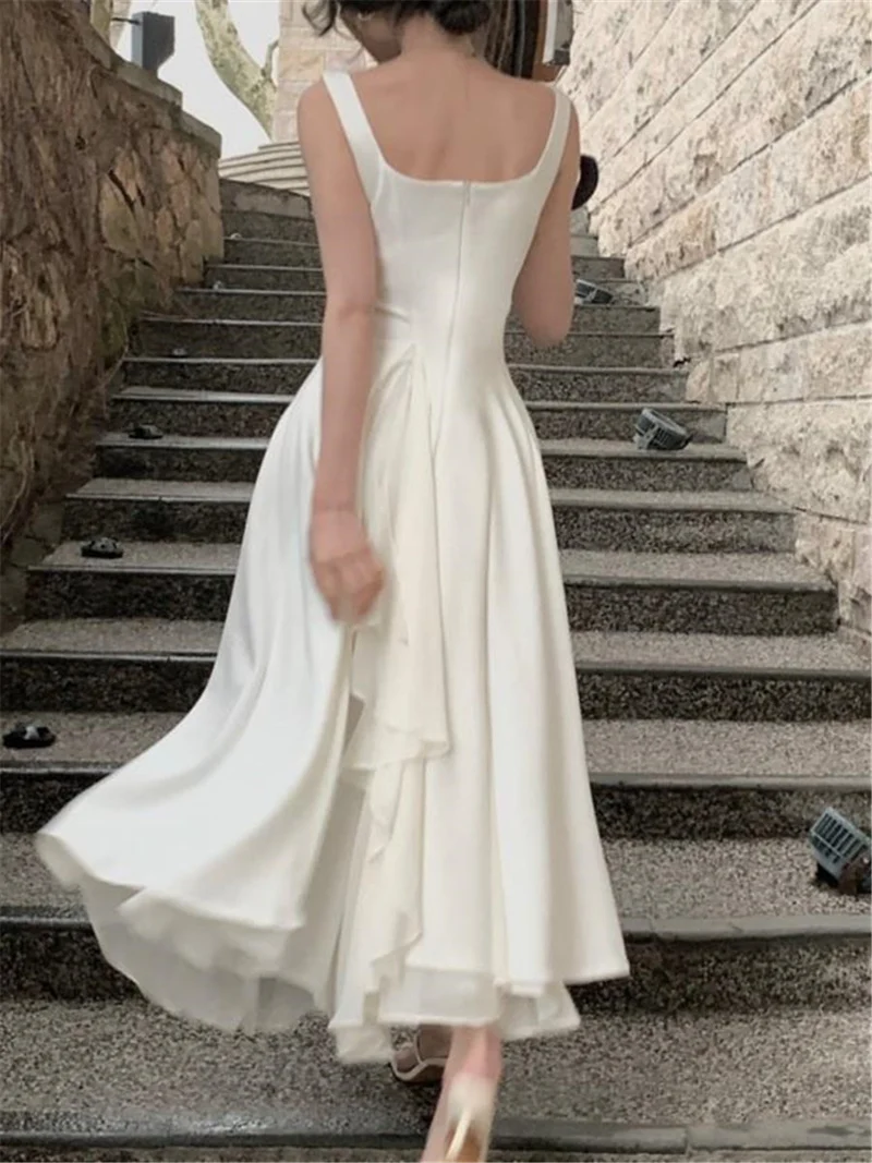 Robe de bal élégante ivoire pour femme