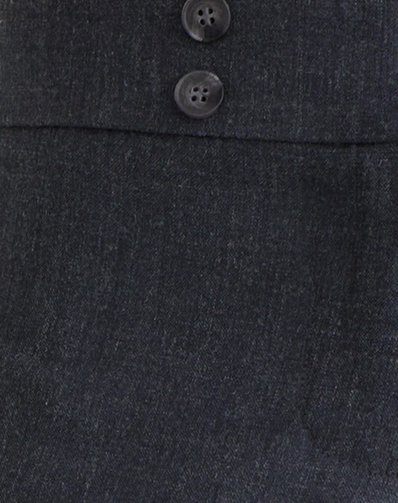Pantalon large Arisyo en gris bleu sur mesure