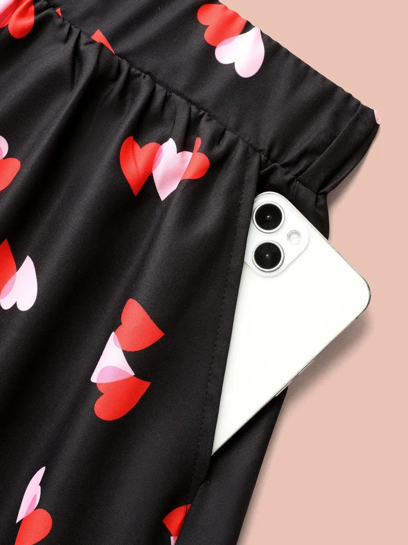 Romantic Flair Pocket Pleated Skirt