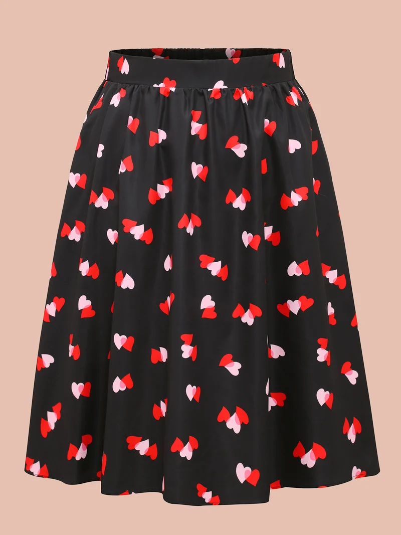 Romantic Flair Pocket Pleated Skirt
