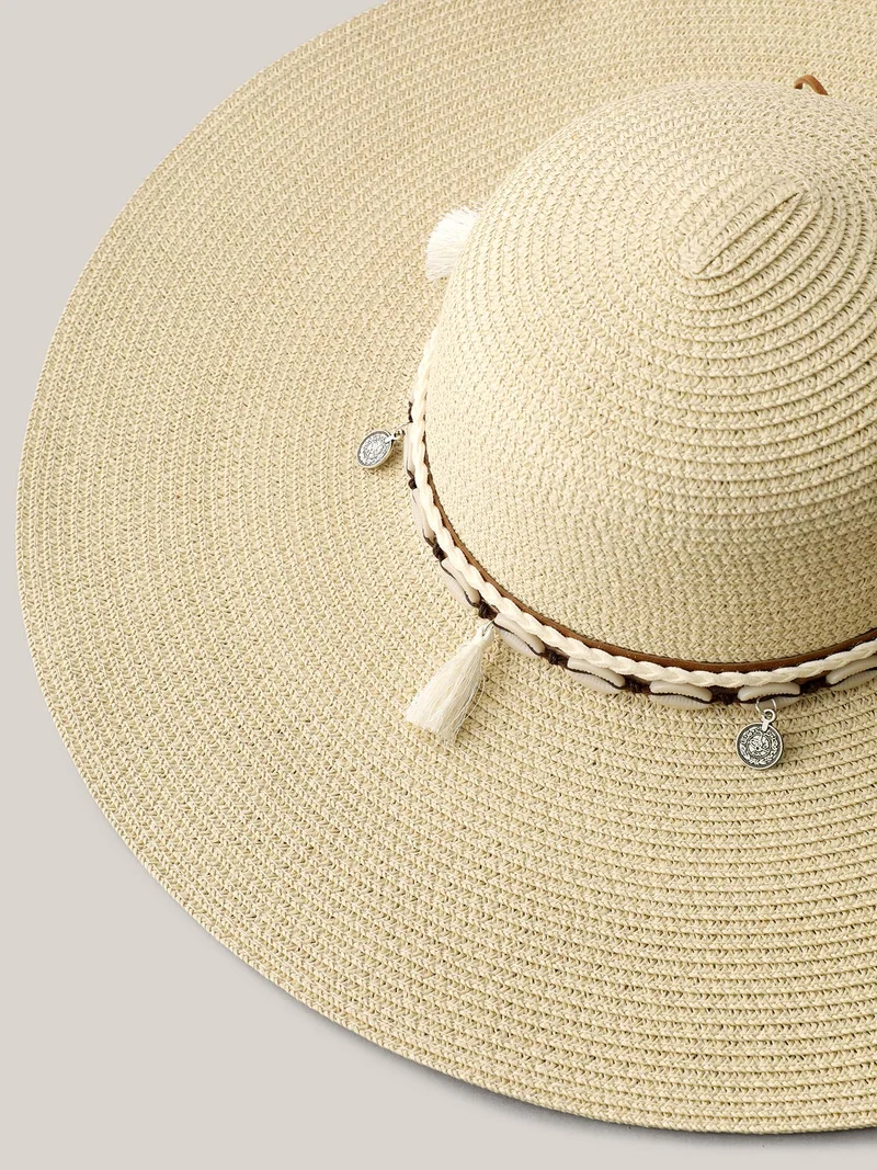 Curved Brim Straw Vacation Hat