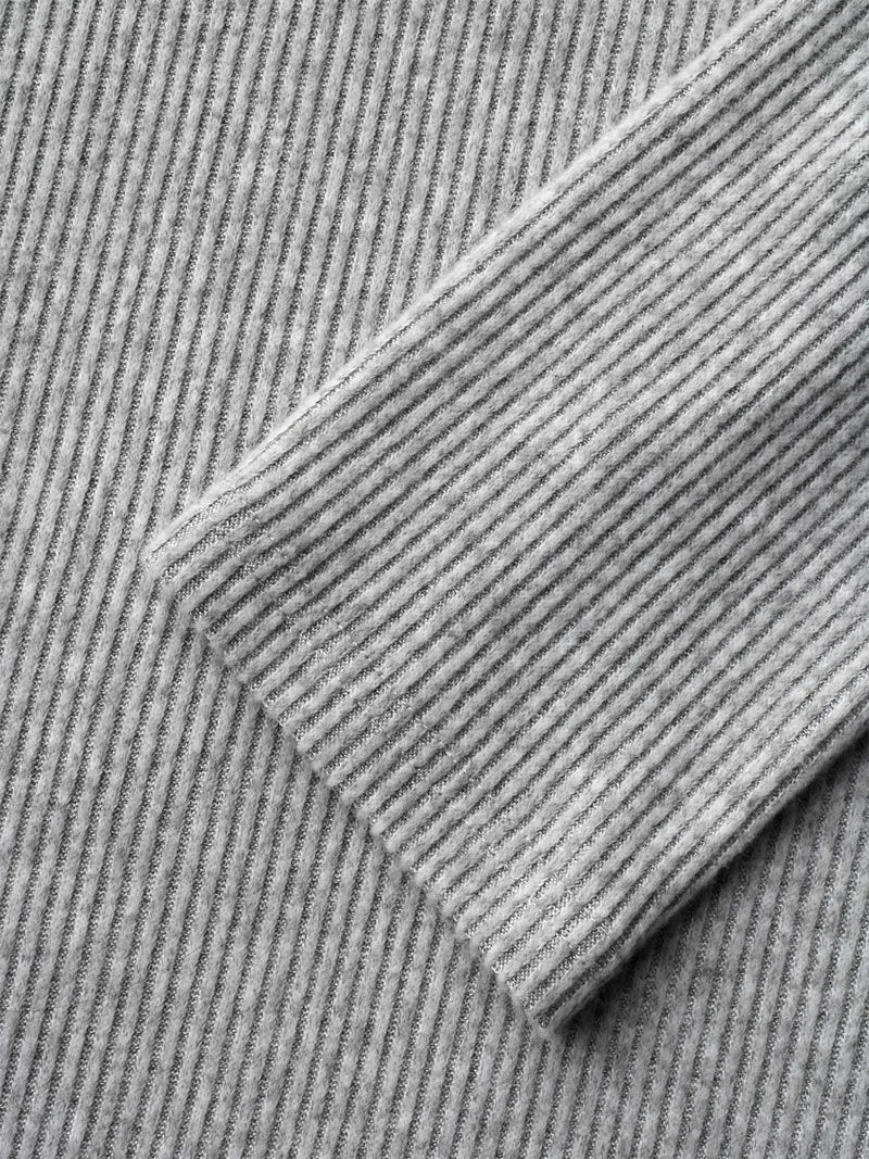 Plain Pit Strip Asymmetrical Hem Cardigan