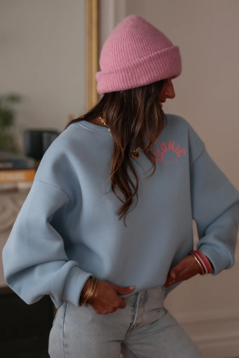 Sweat Iconic club bleu