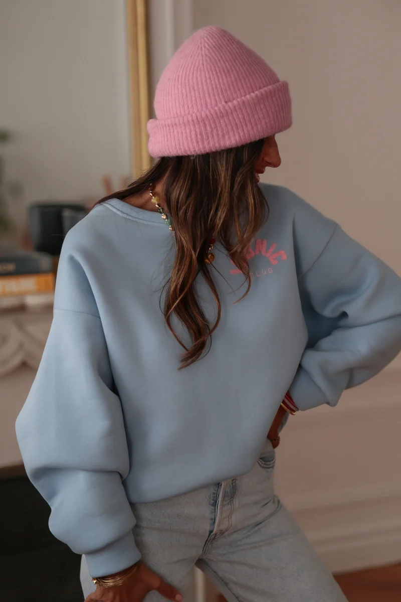 Sweat Iconic club bleu