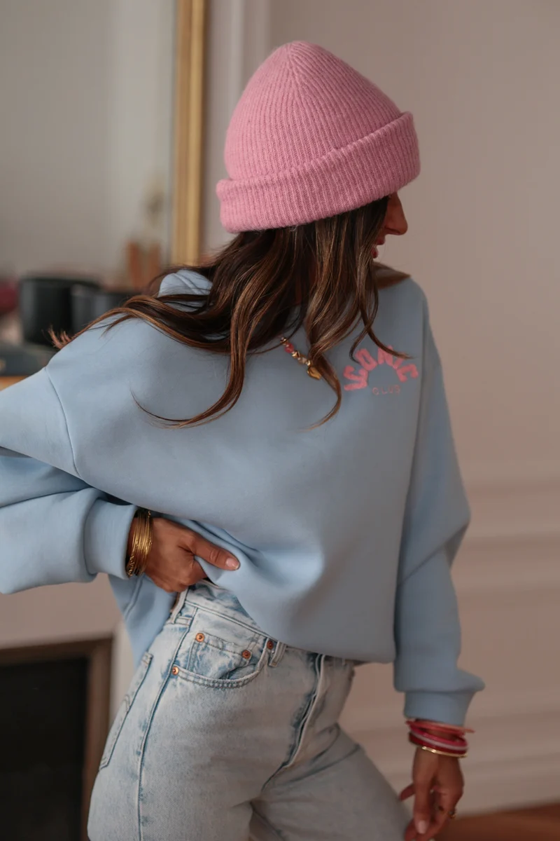 Sweat Iconic club bleu