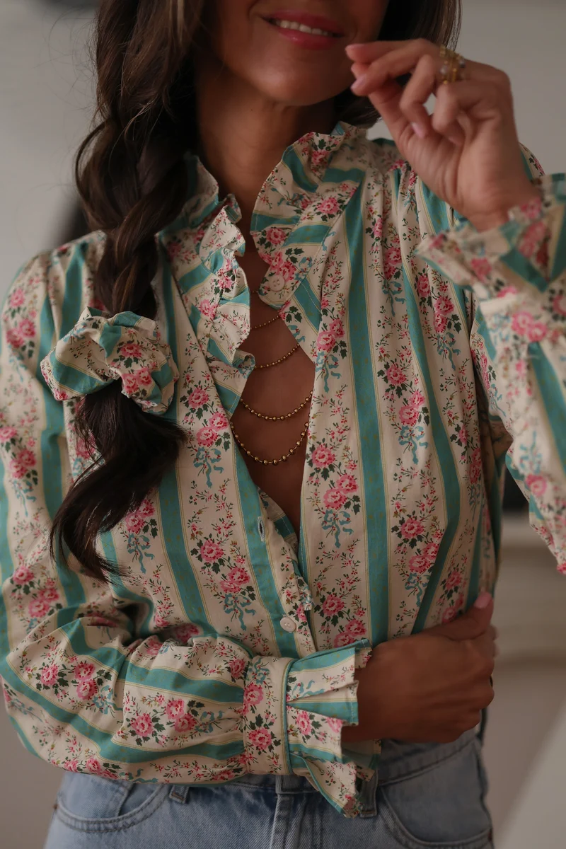 Chemise Lya verte