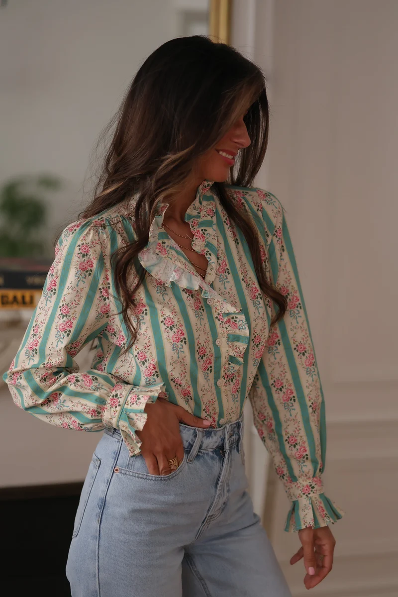 Chemise Lya verte