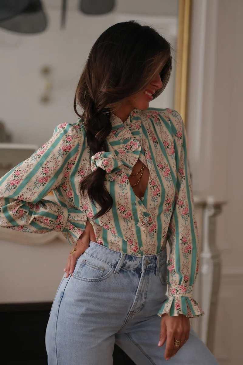 Chemise Lya verte