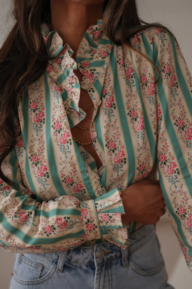 Chemise Lya verte