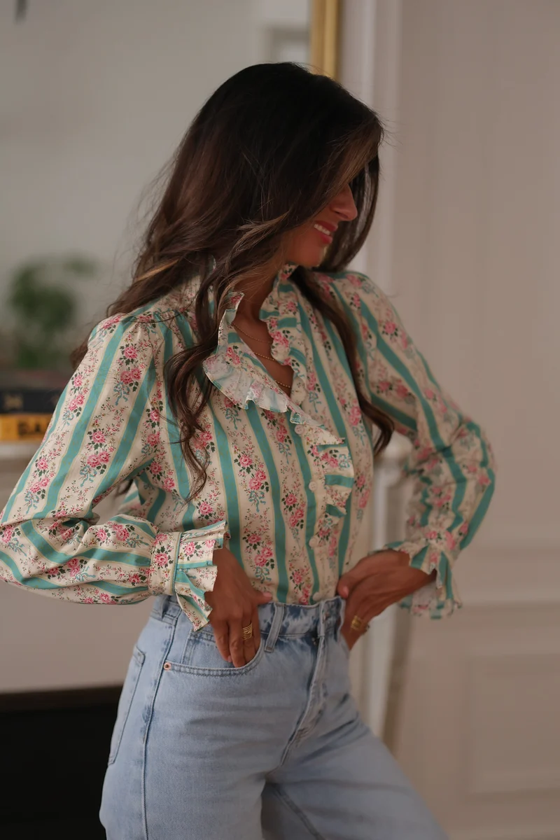 Chemise Lya verte