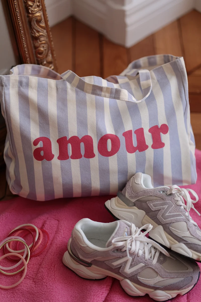 Cabas Amour lilas
