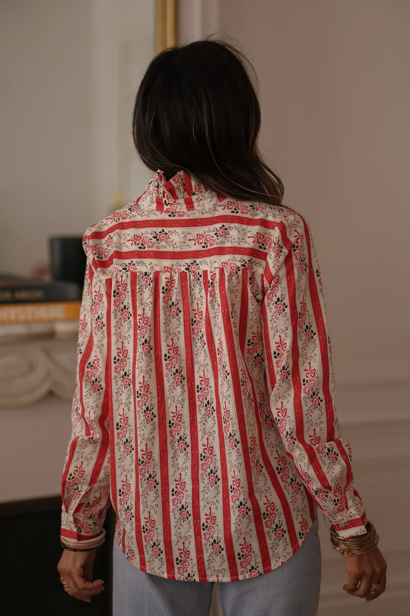 Chemise Faro rouge