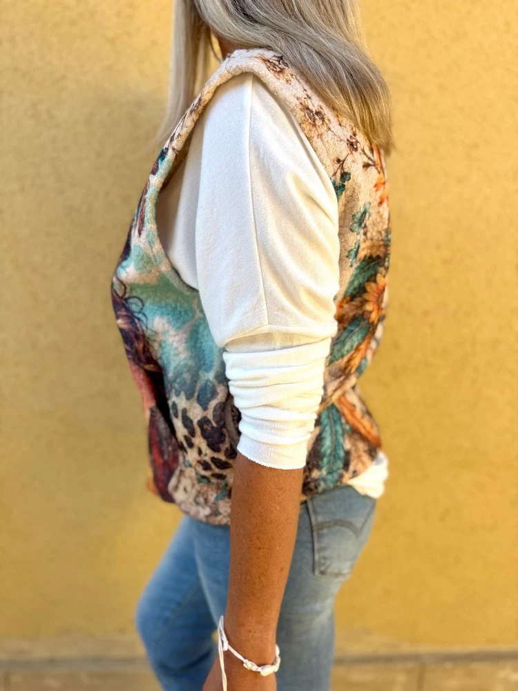 Veste sans manches Miléna Boho