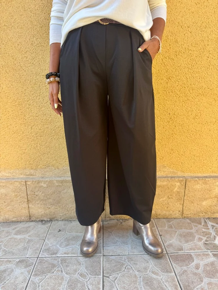 Pantalon barrel Alonzo noir