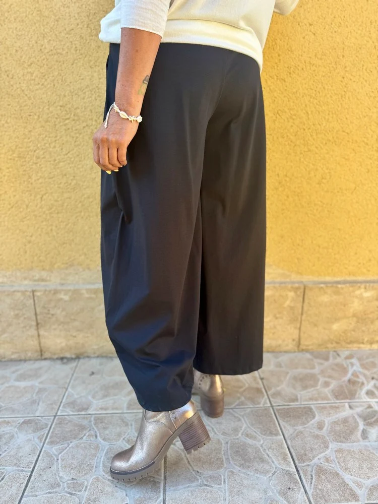 Pantalon barrel Alonzo noir