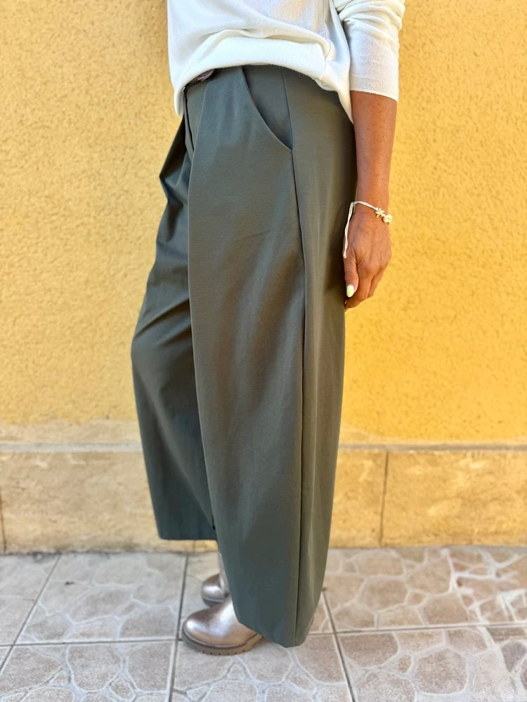 Pantalon barrel Alonzo kaki