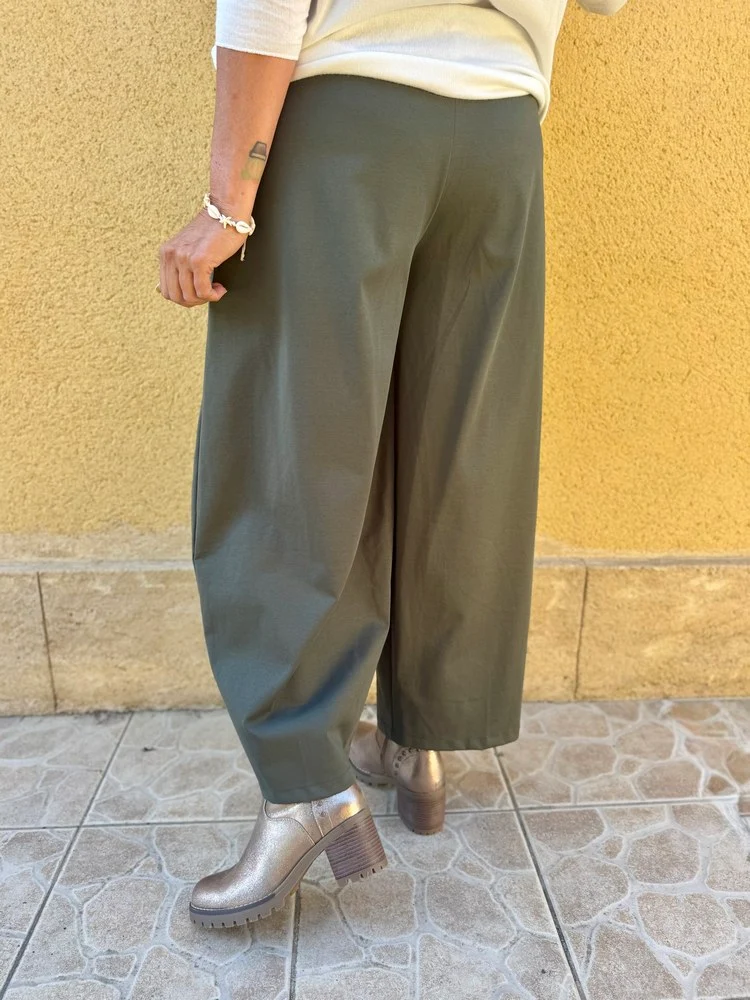 Pantalon barrel Alonzo kaki