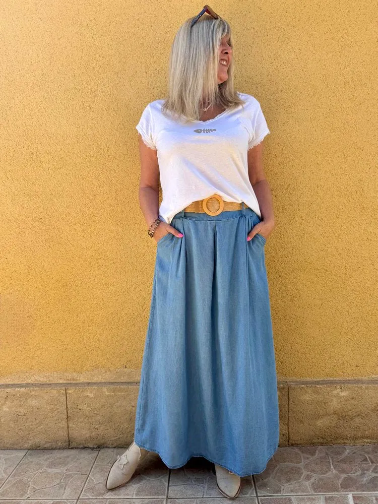 Jupe en Tencel Sonia jean