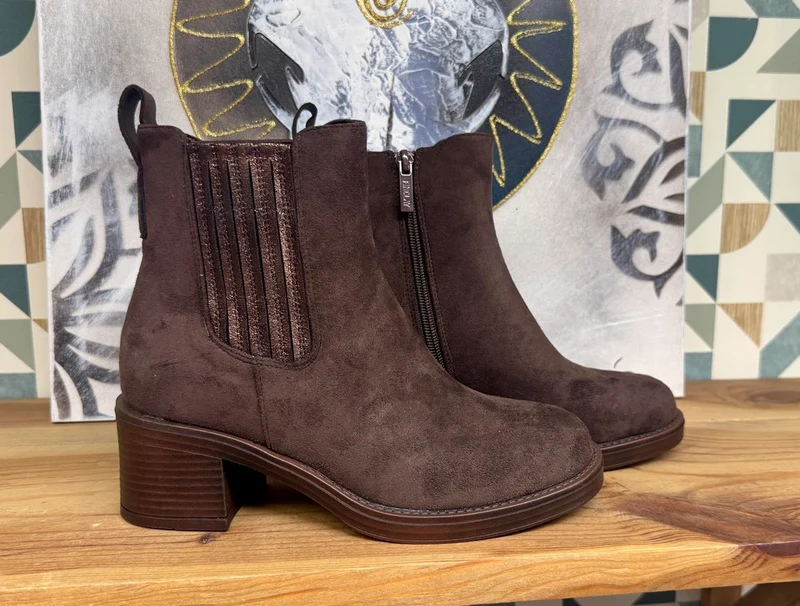 Bottines Lola chocolat