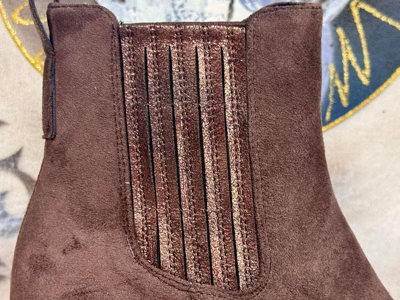 Bottines Lola chocolat