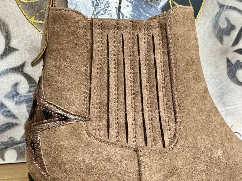 Bottines Sofia Etoile taupe