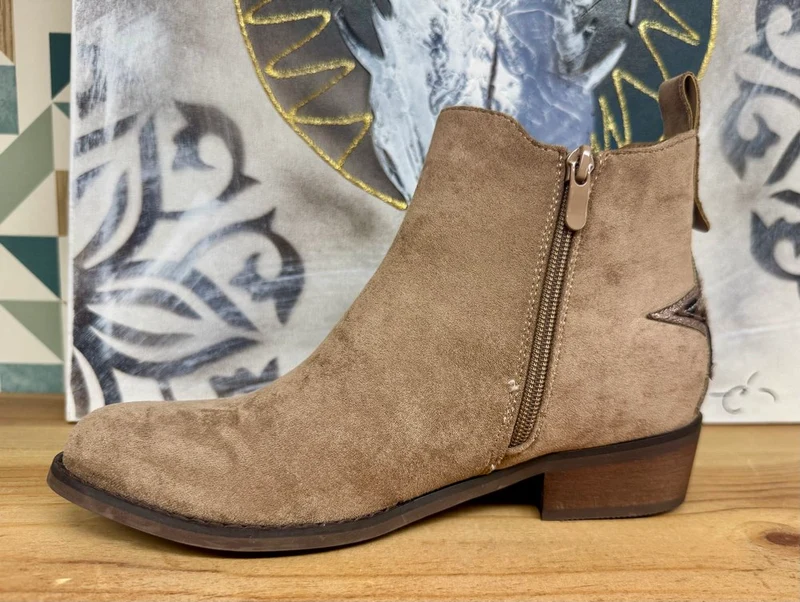 Bottines Sofia Etoile taupe