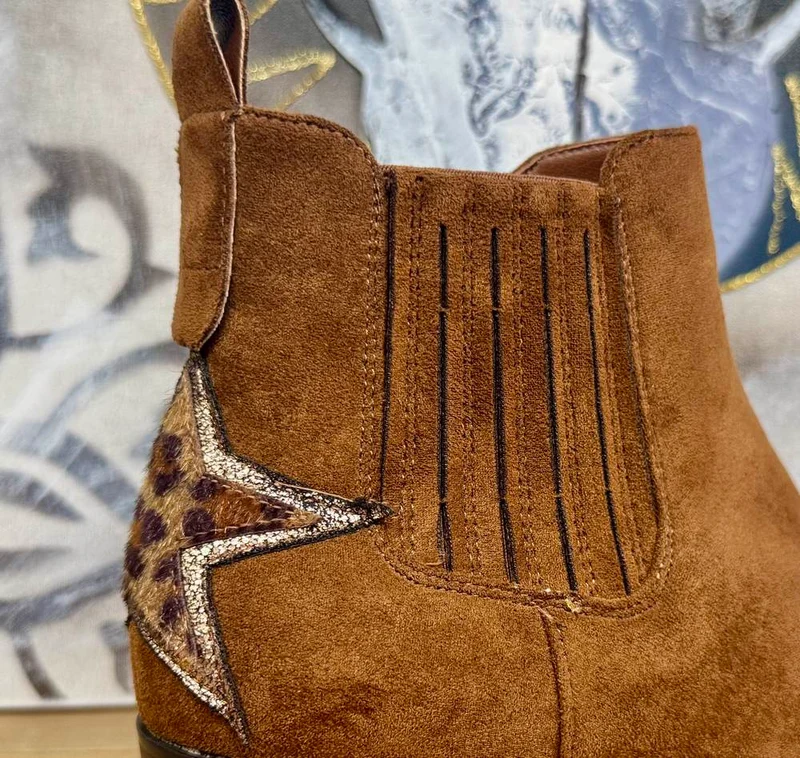 Bottines Sofia Etoile caramel