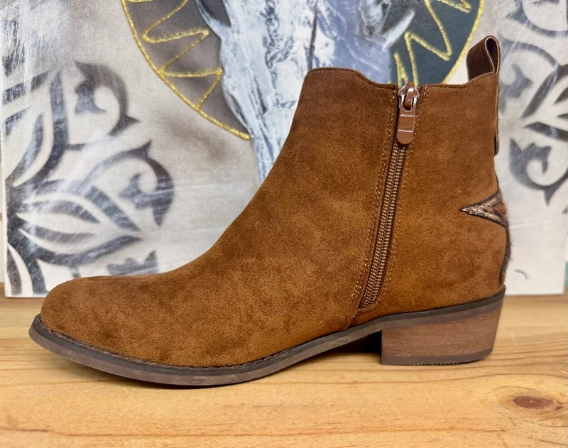Bottines Sofia Etoile caramel