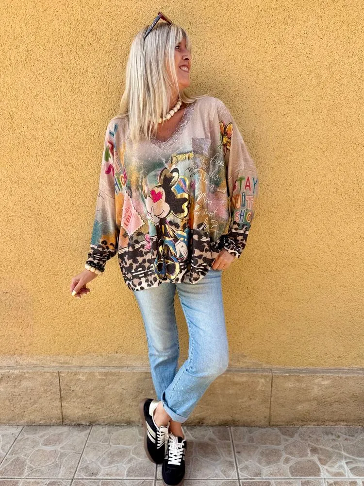 Pull doré méga loose Valentino Day Dream