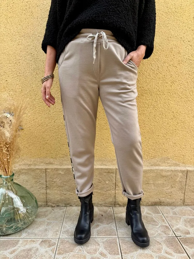 Jogg Théo taupe