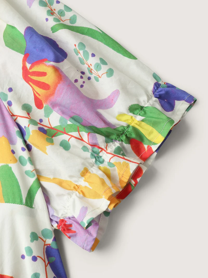Pure Cotton Floral Dream Midi Dress
