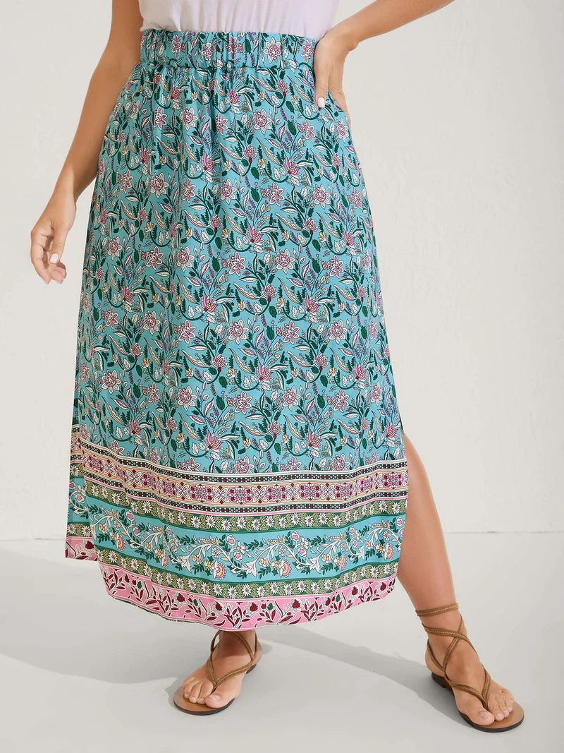Floral Print Tassels Co-Ord Set
