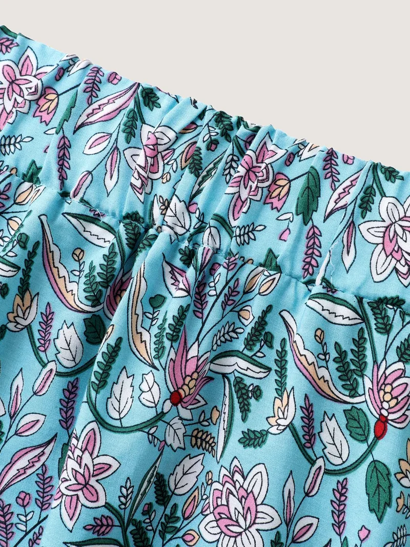 Floral Print Tassels Co-Ord Set