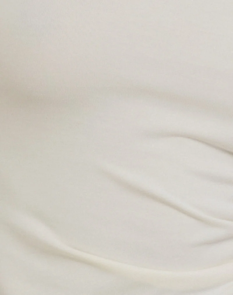 Lasya Long Sleeve Top in Off White