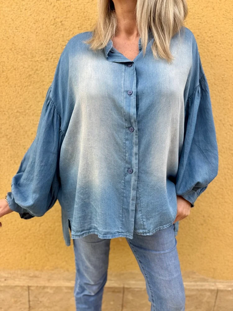 Chemise méga loose en Tencel Angela