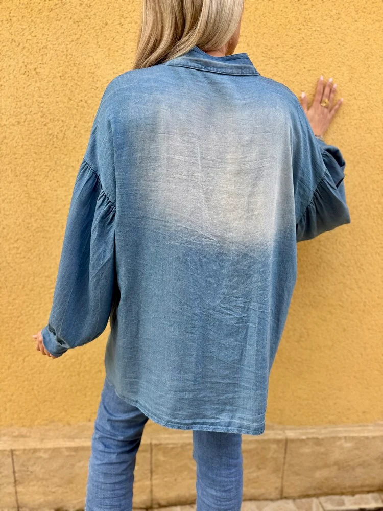 Chemise méga loose en Tencel Angela