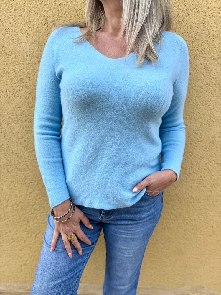 Pull Milo bleu ciel