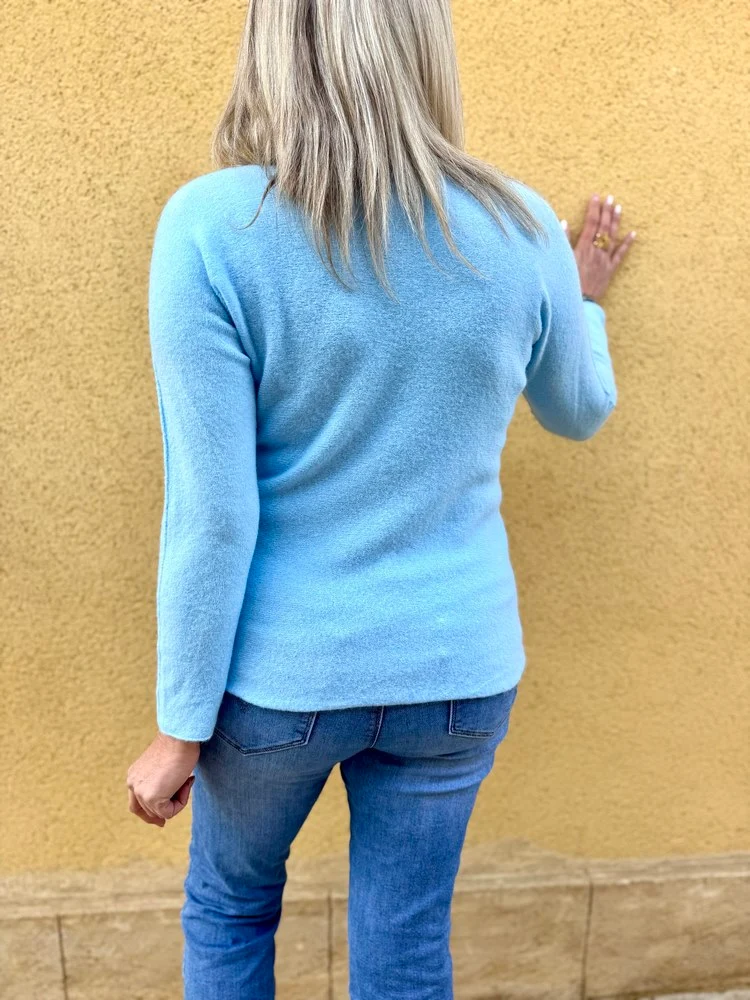 Pull Milo bleu ciel