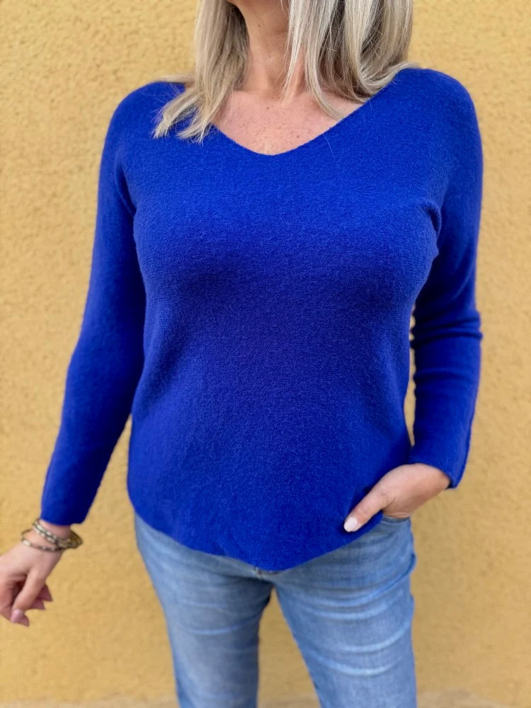 Pull Milo bleu roi