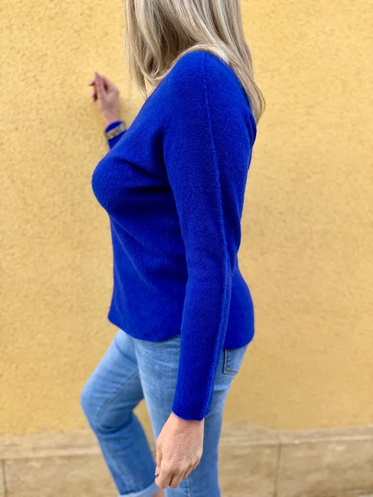 Pull Milo bleu roi