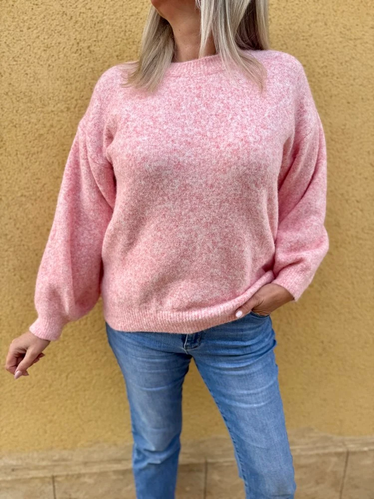 Pull cocooning Livio rose