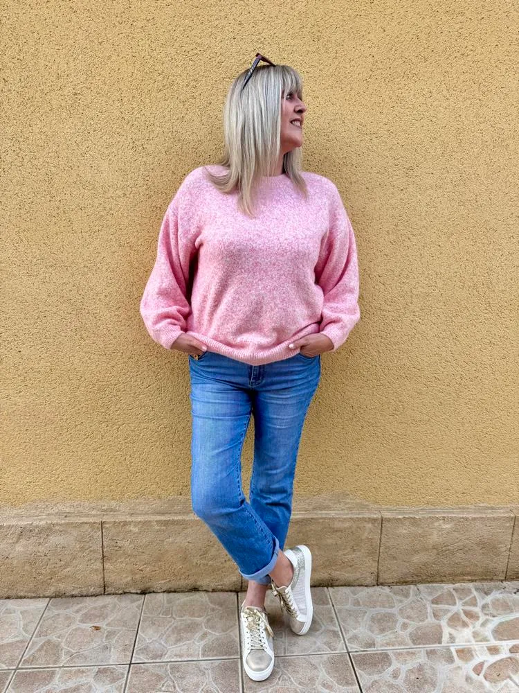 Pull cocooning Livio rose