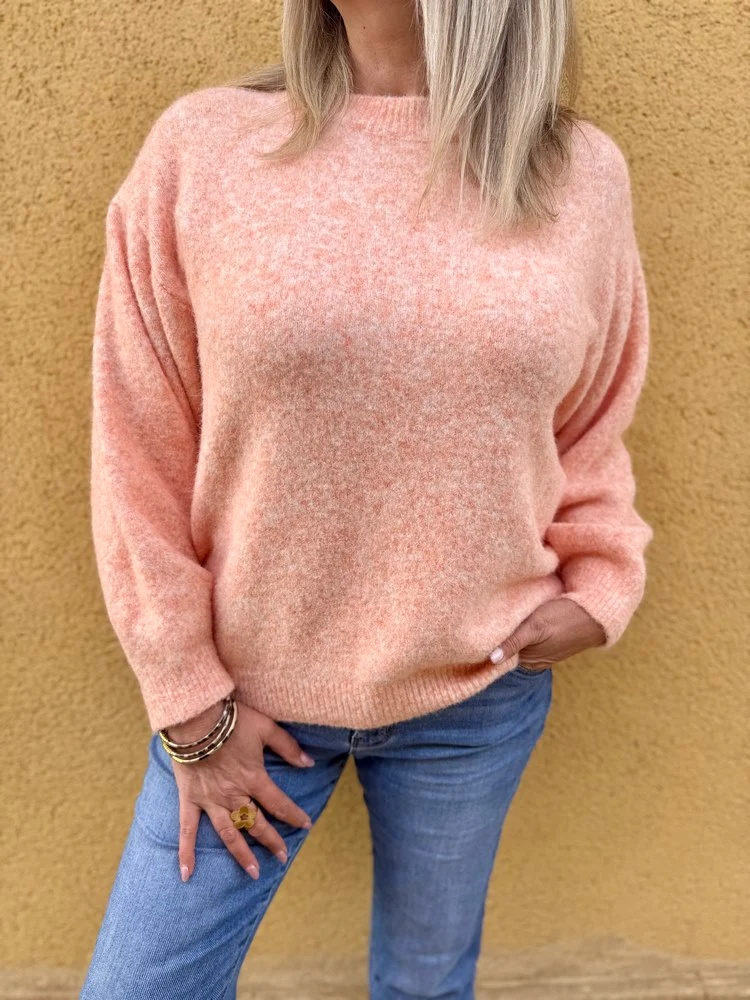 Pull cocooning Livio orange