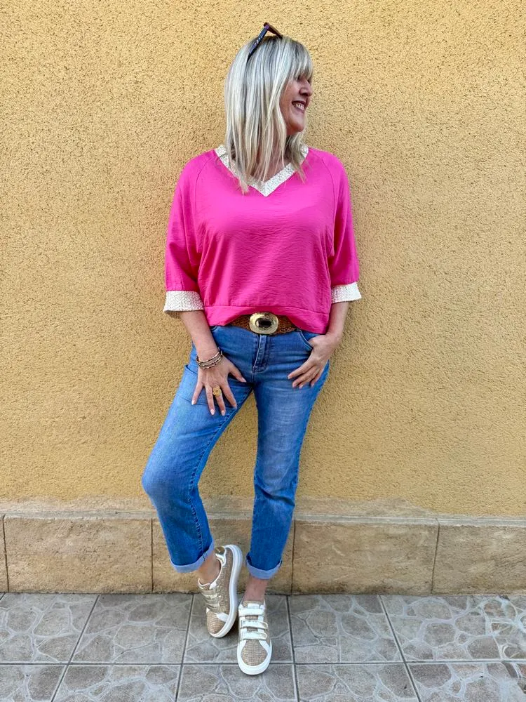 Tunique Ariana fuchsia