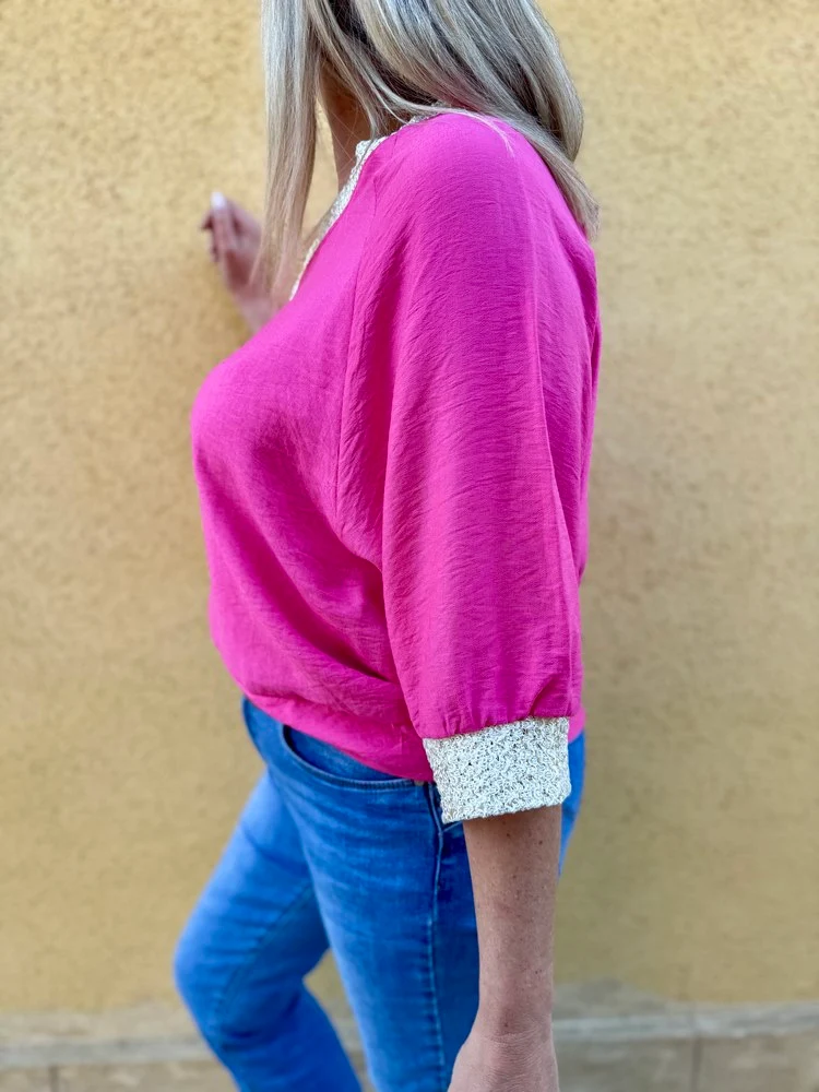 Tunique Ariana fuchsia